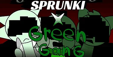 Sprunki x green gang