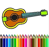 BTS Music Instrument Coloring Book