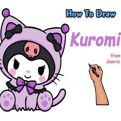 Save Kuromi Drawing