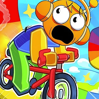 Sprunki And Obby: Scooter Racing!