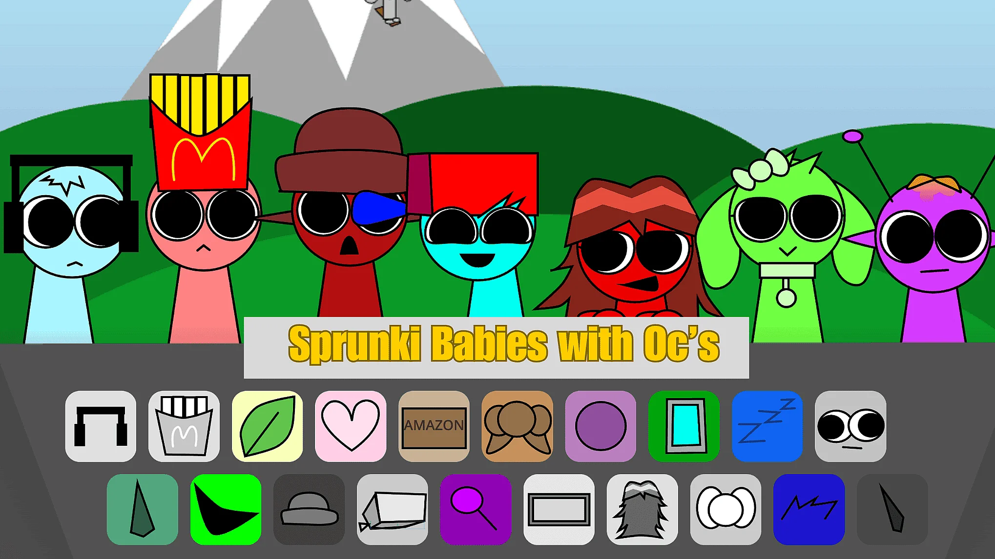 Sprunki Babies With OC's