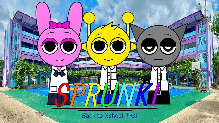 Sprunki but Back to School Thailand