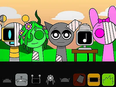 Sprunki but everyone is alive