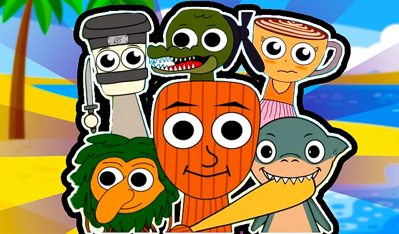 Sprunki But Italian Neuro Animals Merge