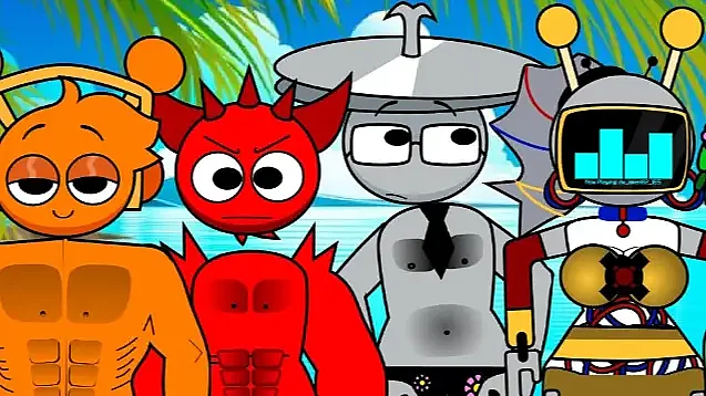 Sprunki Human Beach Edition  | Unearth Creative Ideas in Sprunki Game