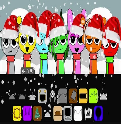 Sprunki in Backrooms Christmas Skibidi Terrors