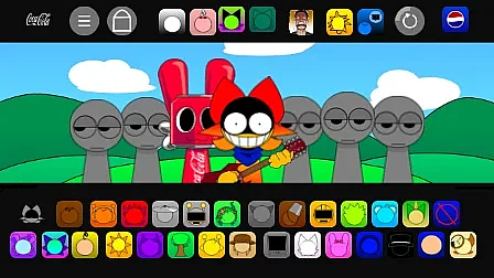 Sprunki (Pyramixed) But I Added Oc!