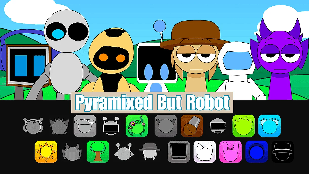 Sprunki Pyramixed But Robot