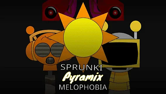 Sprunki Pyramixed Melophobia | Craft Dark Sprunki Melodies