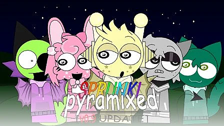 Sprunki Pyramixed - Night time! 0.9