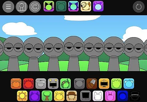 Sprunki Pyramixed Night time!