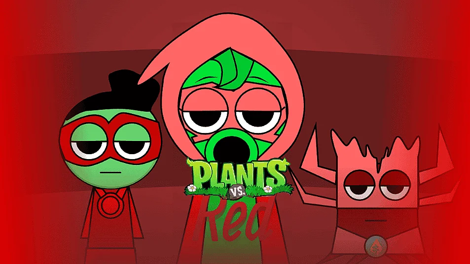 Sprunki Red vs Plants