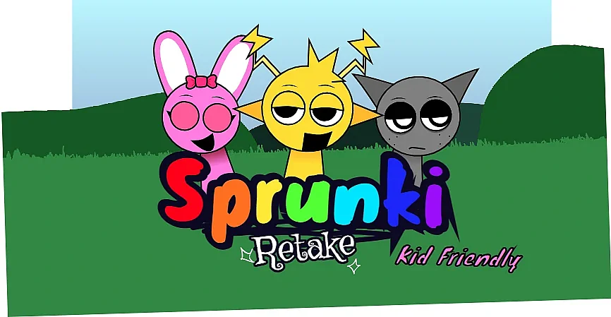 Sprunki Retake but it's as kid friendly as it'll get