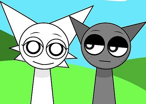 Sprunki Wenda loves Gray